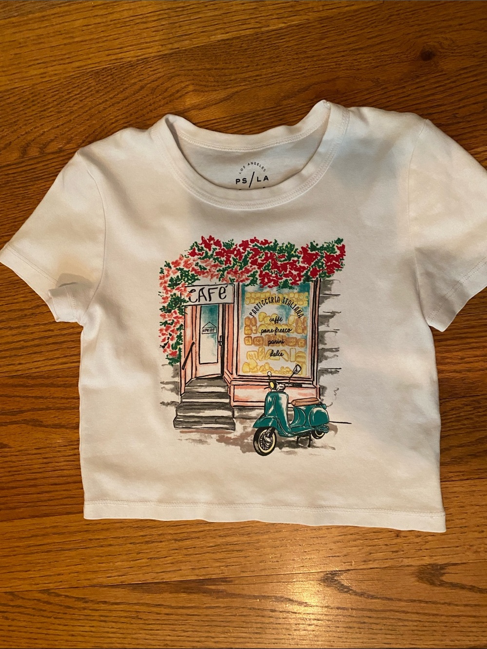 PacSun Cafe Graphic Tee - White